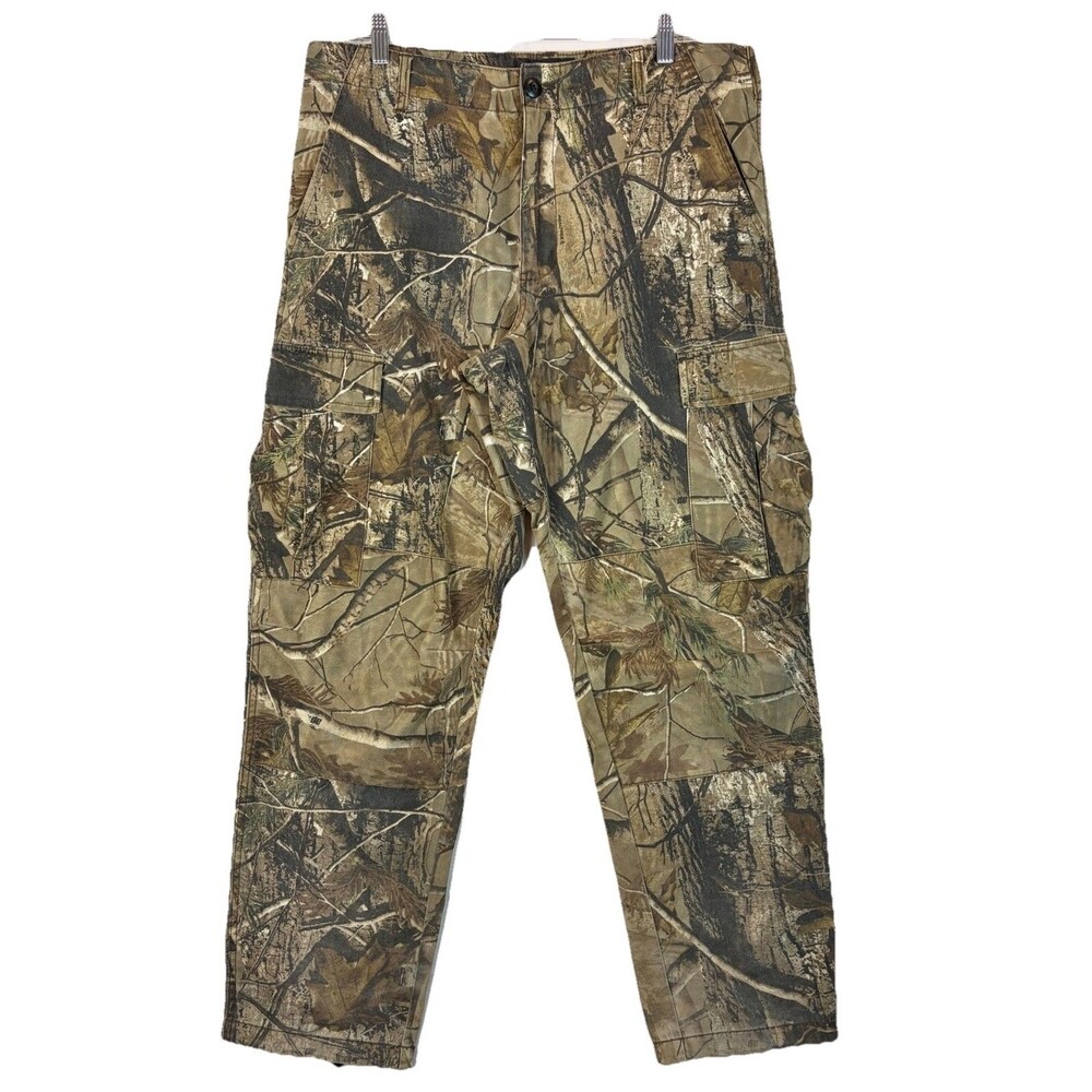 Redhead Bass Pro Brand Realtree AP Camo Hunting Cargo Pants Men’s M 34”/35”x30”